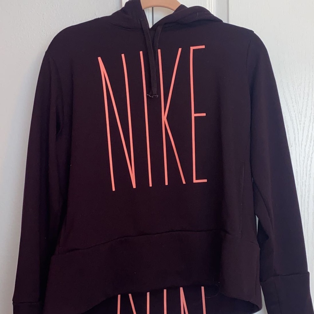 Nike purple cropped jacket